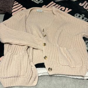 Blush cardigan